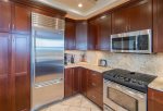 Vaulted ceilings, granite counter tops, hardwood cabinets and all stainless steal appliances make this a kitchen where cooking is truly a delight